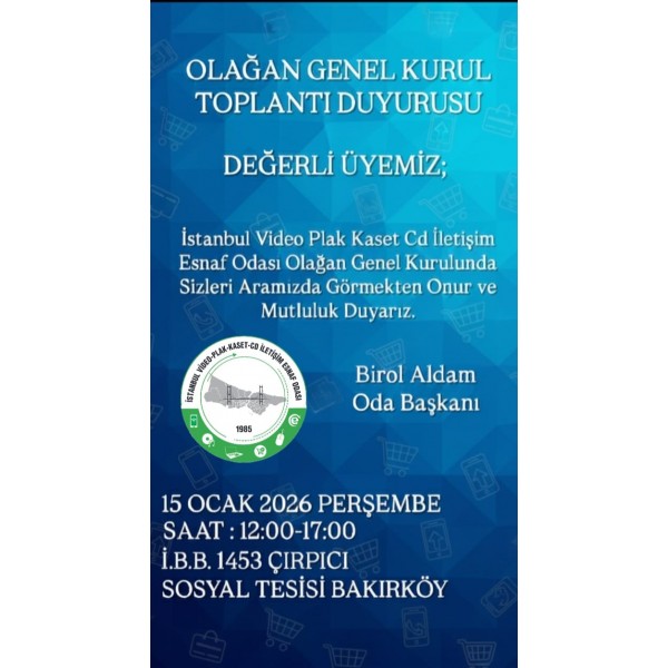 OLAĞAN GENEL KURUL TOPLANTI DUYURUSU